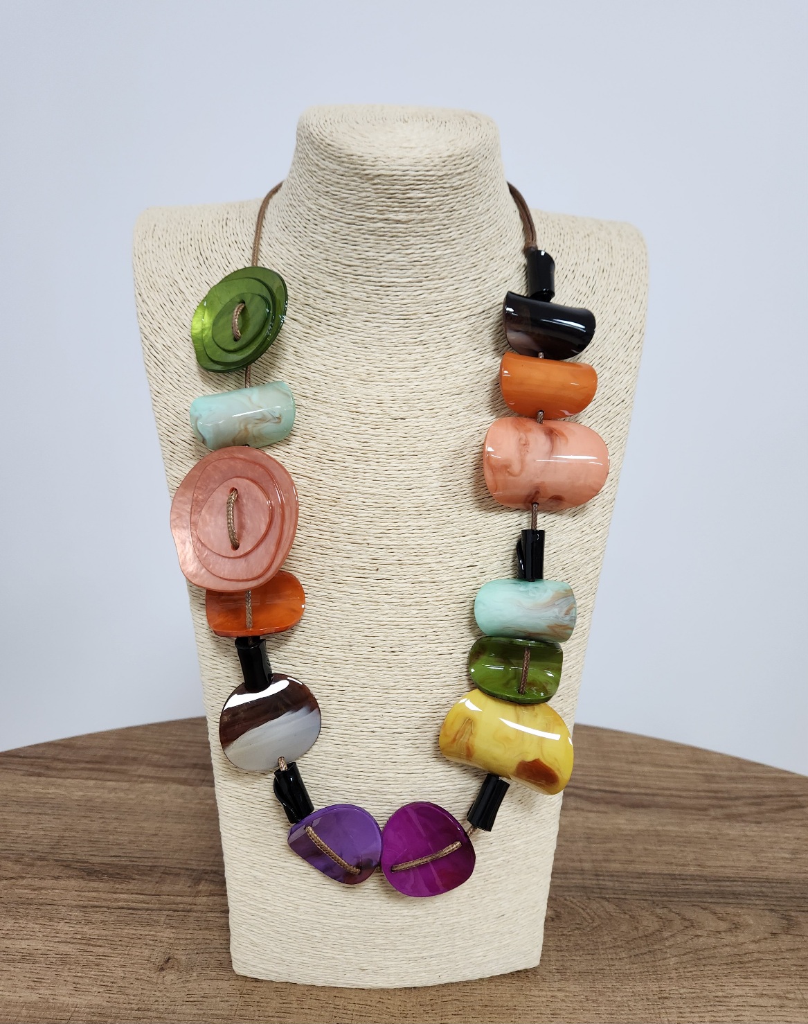 COLLAR CIRCULOS DOBLADOS